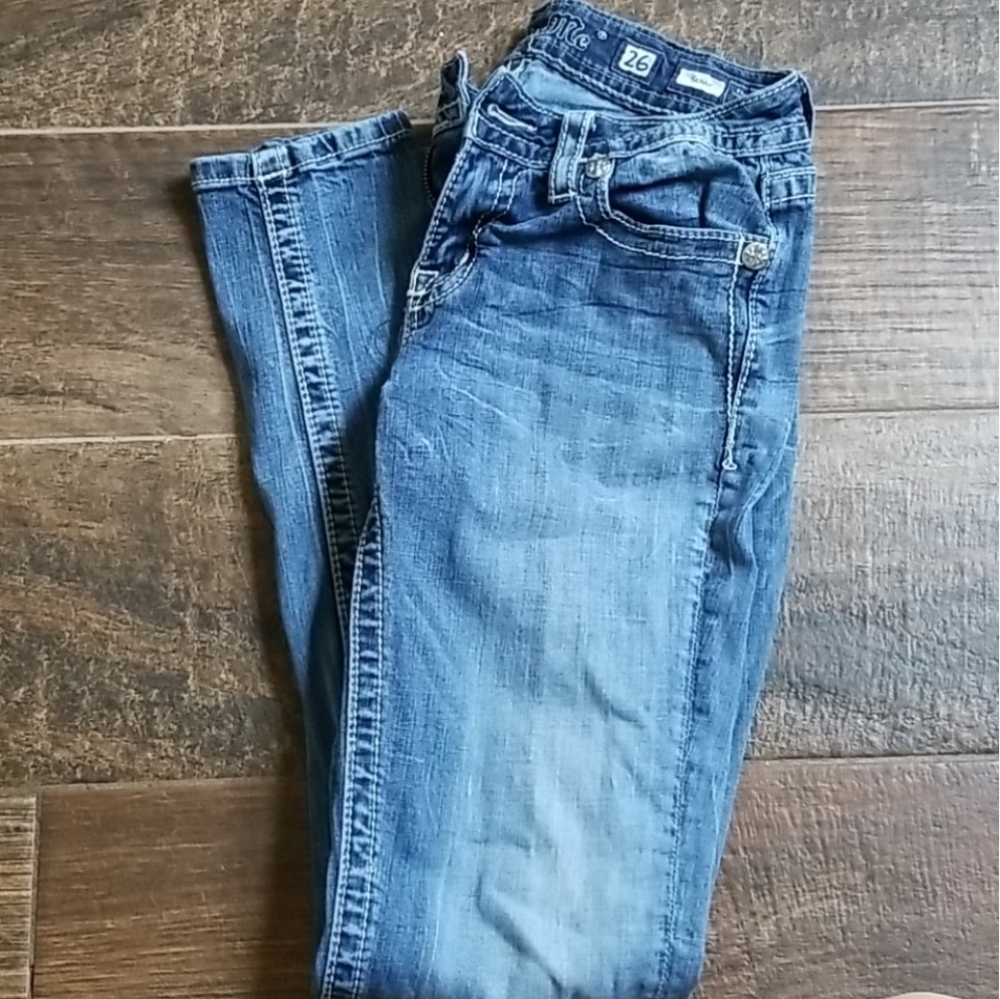 2 pairs of Miss me jeans